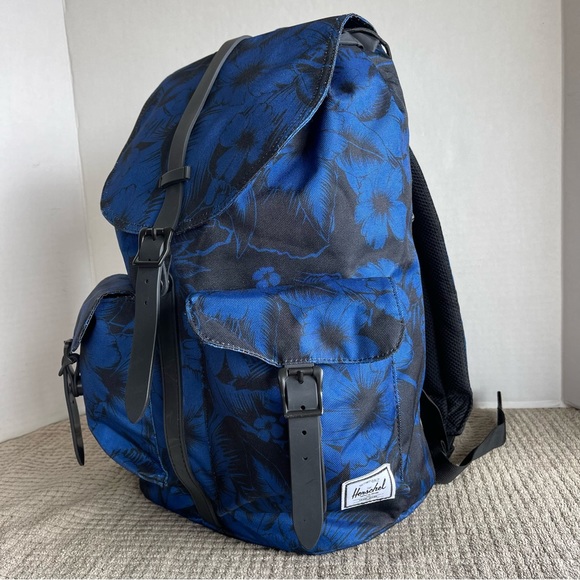 Herschel Supply Co. Dawson Blue Hawaiian Print Backpack - Picture 2 of 16
